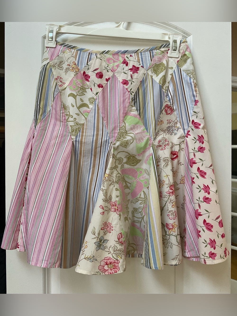 Paul Smith Pleated Patchwork Skirt